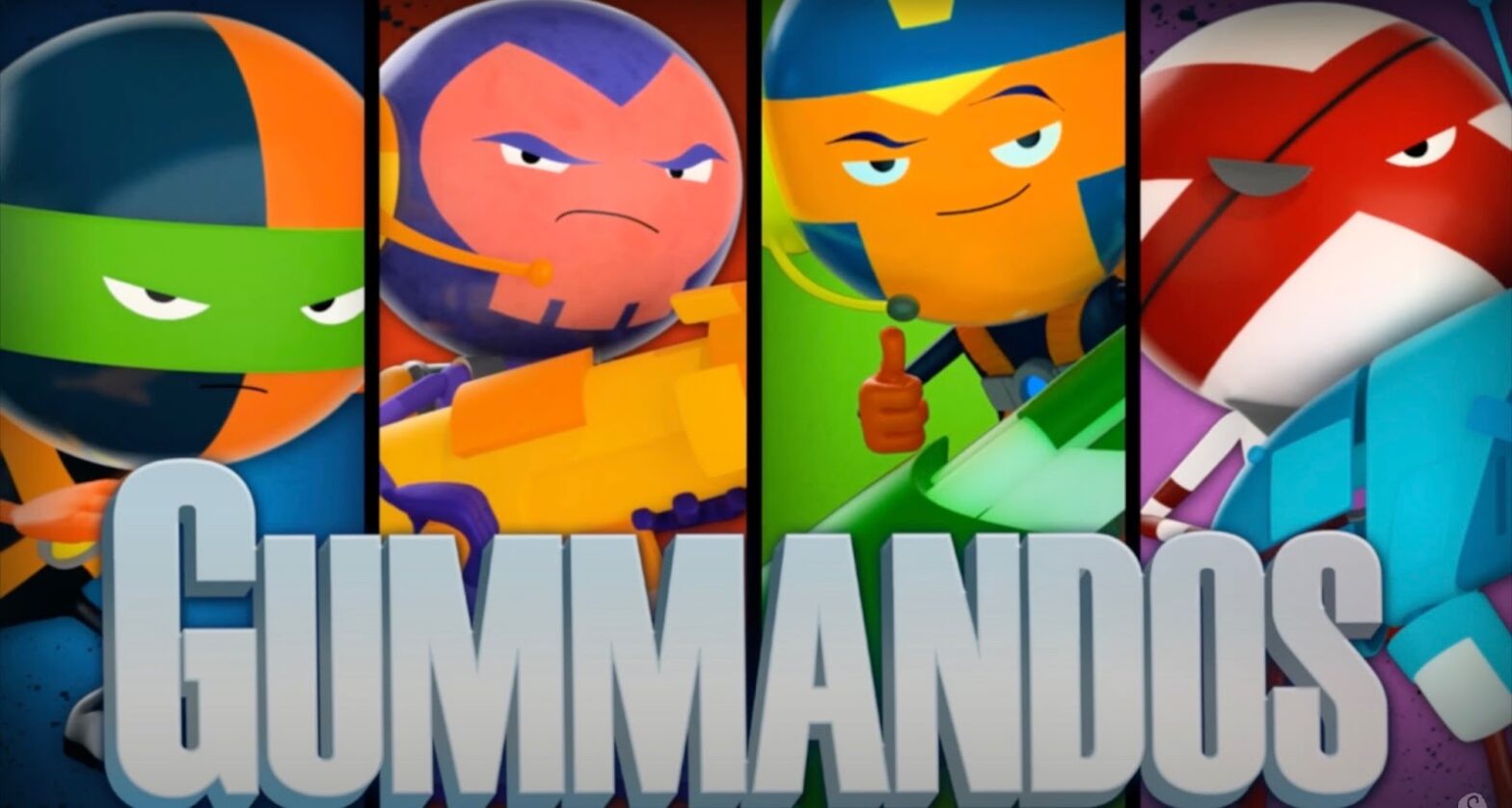 Gummandos cartoon characters